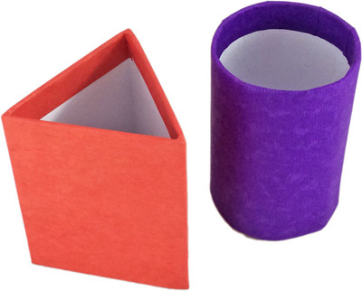 

Revolt India 1 Compartments Cardboard Pen and Pencil Holder(Purple, Red)