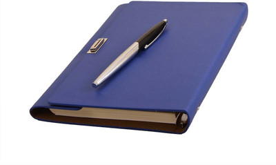 

Care 4 Book-size Gift Set(pu leather finish with clip lock pen included, Multicolor)