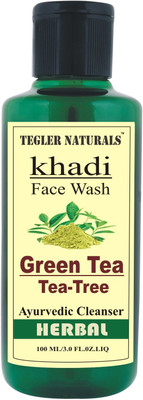 

Tegler Naturals Khadi Green Tea Tea Tree Face Wash(100 ml)