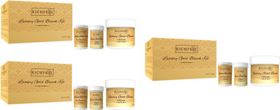 

Richfeel Luxury Gold Bleach kit 28g (2+1) 84(Set of 3)