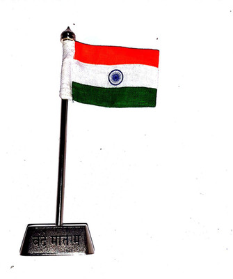 

panipat creations Indian flag Rectangle Car Dashboard Flag Flag(Cotton, Metal)