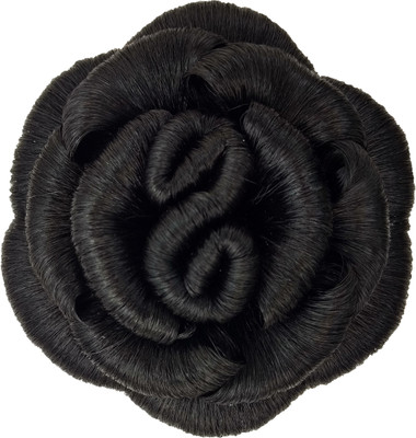 

jasmina super deluxe hair style /premium hair accessories Bun(Black)