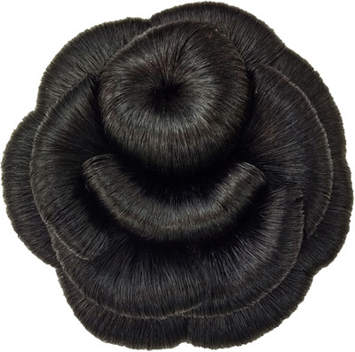 

jasmina super deluxe hair style /premium hair accessories Bun(Black)