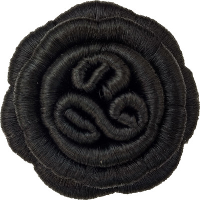 

jasmina super deluxe hair style /premium hair accessories Bun(Black)