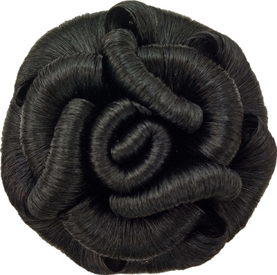 

jasmina super deluxe hair style /premium hair accessories Bun(Black)