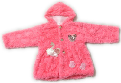 

NewJainTraders Full Sleeve Woven Baby Girl's Jacket, Pink