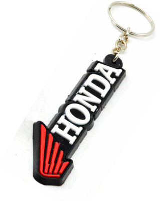 

Faynci HONDA Inspired Single Sided Stylish Silicone Black/Red/White Key Chain Key Chain