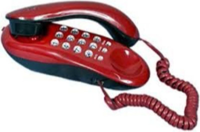 Ae Zone Landline Telephone Corded Phone Orientel KX-T333 For Office and Home Purpose Red Corded Landline Phone(Red) available at flipkart for Rs.445