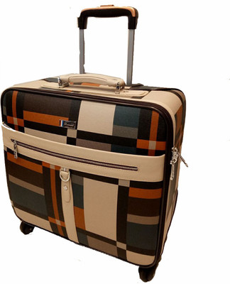 

sippy 16 inch Trolley Laptop Strolley Bag(Multicolor), Peach