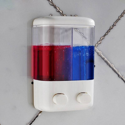 

Wondersmit Wall Mounted Manual Soap Dispenser 1 L Shampoo Dispenser(White)