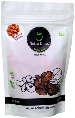 

Nutty Diets Premium California Almonds 250 g Almonds(250 g, Pouch)
