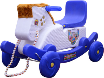 

Abasr Car Non Battery Operated Ride On(White, Blue), Multicolor