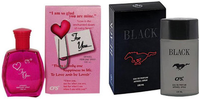 

CFS Perfume CFS Black Perfume 100 ML + CFS For You Perfume 100 ML Perfume - 200 ml(For Men & Women)