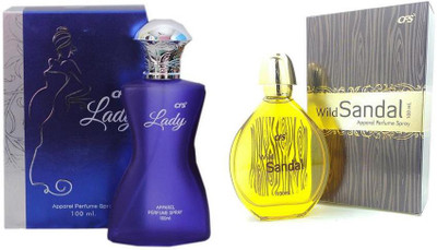 

CFS Perfume CFS Lady Perfume 100 ML + CFS Wild Sandal Perfume 100 ML Perfume - 200 ml(For Men & Women)