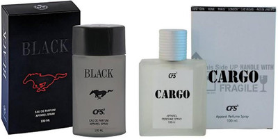 13 OFF on CFS PERFUME CFS Black Perfume 100 ML CFS Cargo White