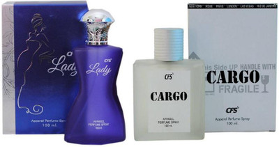

CFS Perfume CFS Lady Perfume 100 ML + CFS Cargo White Perfume 100 ML Perfume - 200 ml(For Men & Women)