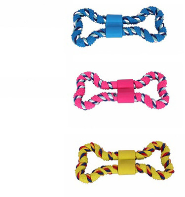 

SRI High Quality Durable Non-Toxic Chewable Dog Toy For Puppy | Small Pets - Pack of 3 Rubber Chew Toy For Dog & Cat