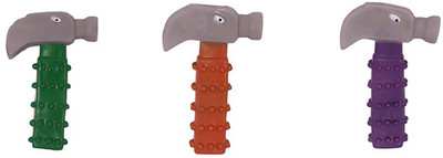 

SRI Imported High Quality Colourful Chew Squeaky Hammer Toy For Puppy, Cats Plastic Squeaky Toy For Dog & Cat