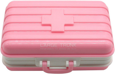 

Swarish 7 Travel Suitcase Shaped Medicine Storage Pill Box Organizer Pill Box(Multicolor)