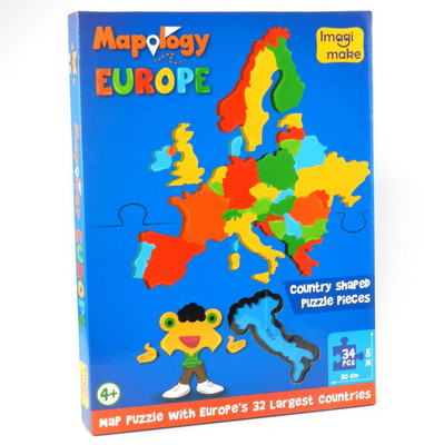 

Imagimake Mapology: Europe Map Puzzle(32 Pieces)