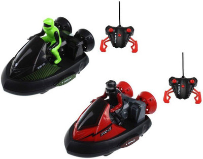 Tabu 4 Channel Remote Control Bump Car(Red, Green), Green;red
