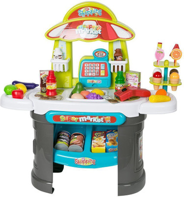 Tabu Luxury Supermarket Grocery Store Playset for Kids