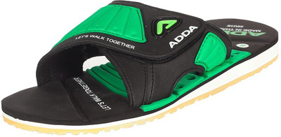 

Adda Men Black Green Flats