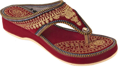 

Shopping Station Women Red-3 Flats