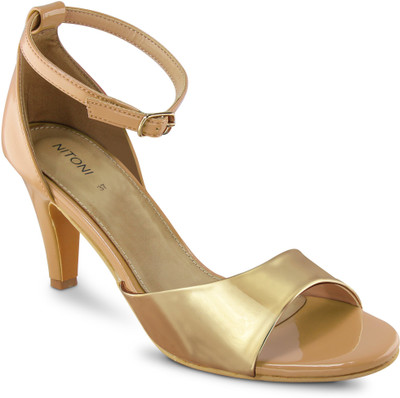 

Nitoni Women Beige Heels