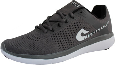 

Air Style Walking Shoes For Men(Grey, Dk grey black