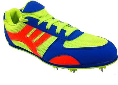 

ARYANS Half-Spike Athletic Running Shoes For Women(Multicolor, Green