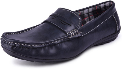

Arthur Men's Black PU Loafers For Men(Black