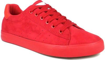 

Ripley Dry Series Leatherette Sneakers For Men(Red