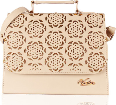 

Voaka Women Casual Beige Leatherette Sling Bag