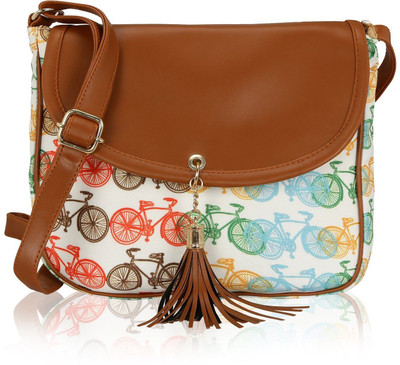 

Kleio Women Casual Multicolor Canvas Sling Bag