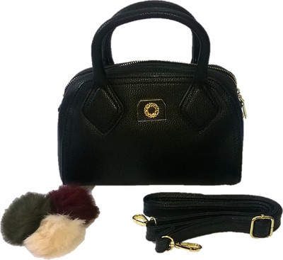 

MacRaiL Women Casual Black PU Sling Bag