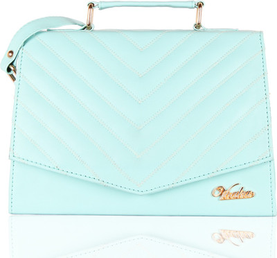 

Voaka Women Casual Blue Leatherette Sling Bag