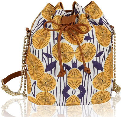

Kleio Women Casual Multicolor Canvas Sling Bag