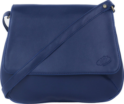 

TI Girls Casual Blue PU Sling Bag
