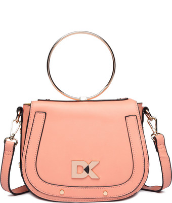 

Diana Korr Women Casual Pink PU Sling Bag