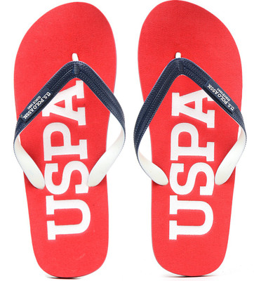 

U.S. Polo Assn Flip Flops, Red