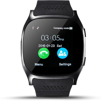

SI Branded original Smart Watch with Bluetooth Pedometer TF Card Extend GSM Smartwatch(Black Strap 1.54)