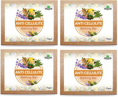 

Salvia OLIVE OIL, SOYABEEN EXTRACT, ARGAN OIL, ROSEMARY OIL, LEMON OIL, GRAPE SEED OIL for cellulite reduction SOAP 75G x4 Pack(75 g, Pack of 4)