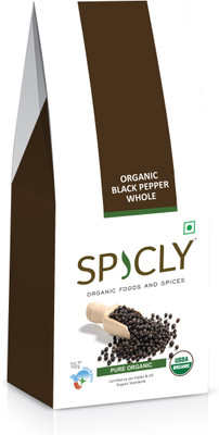 

Spicly Organic Black Pepper Whole 100 Gm(100 g)
