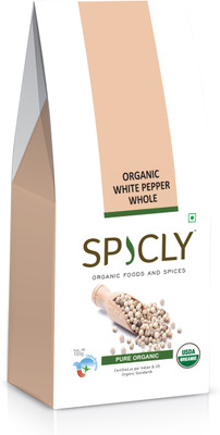 

Spicly Organic White Pepper Whole 100 Gm(100 g)