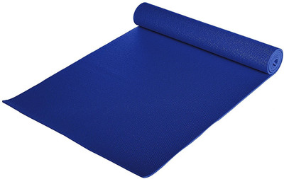 

QUINERGYS ® Electric blue - Thick Yoga Mat with Strap - Eco Friendly Non Slip Exercise TPE Yoga Mat Blue 4 mm Yoga Mat