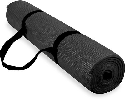 

QUINERGYS ™ Premium Eco Safe Yoga Mat with Non Slip Black 6 mm Yoga Mat, Spider black