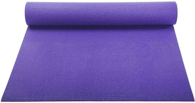 

QUINERGYS ™ Dark Purple Premium PVC Yoga Mat – Durable, Washable & Non-slip Surface Purple 6 mm Yoga Mat
