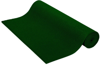 

QUINERGYS ® Dark Green - Professional Yoga Mat Cushioned, Non-Slip Surface for Daily Fitness, Pilates and Stretching Green 4 mm Yoga Mat