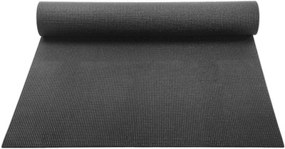 

QUINERGYS ™ Onyx Premium PVC Yoga Mat – Durable, Washable & Non-slip Surface Black 6 mm Yoga Mat